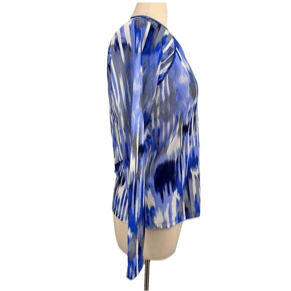 NWT~Athleta Women’s Swim Wailea Long Sleeve Rashguard Blue Size Large - Picture 7 of 14